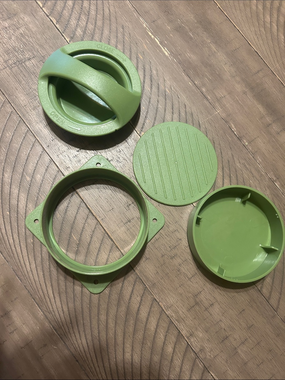 Grill Mark Stuffed Burger Plastic Press Set